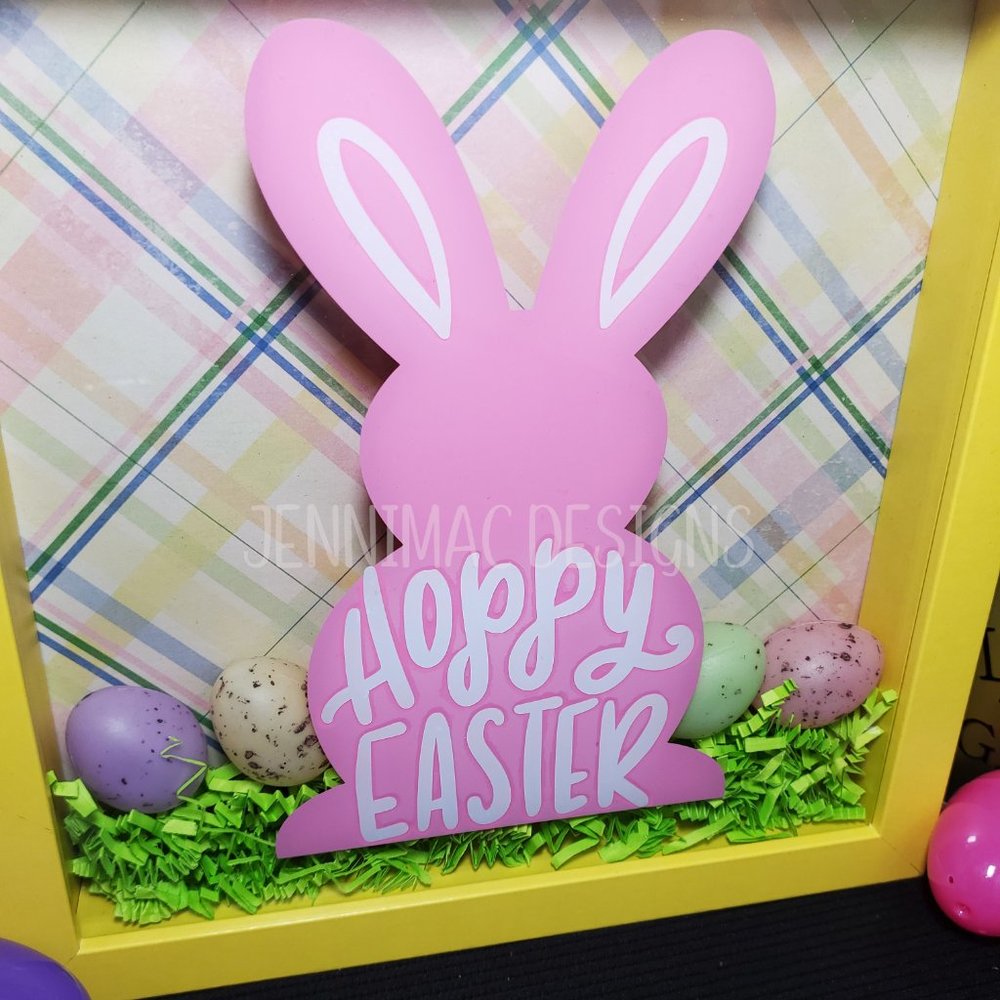 Hoppy Easter Shadow Box - Picture 4 of 4